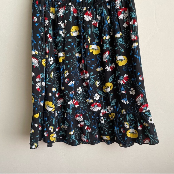 Band of Gypsies Blue Floral Sleeveless Mini Dress - Picture 2 of 5